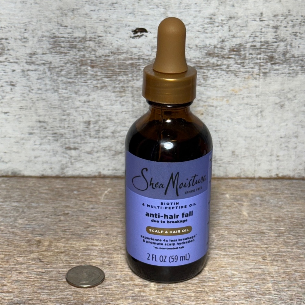 Shea Moisture Anti-Hair Fall Due To Breakage Scalp & Hair Oil 2 fl oz /59mL New